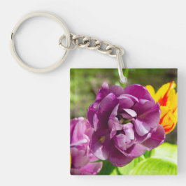 Llavero Tulipanes de Lilac en un día soleado