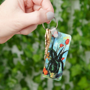 Llavero Tulipanes en un jarrón de Paul Cezanne, Arte Antig