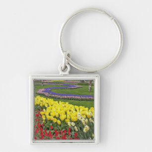 Llavero Tulipanes, jacintos de uva, y faffodillos,