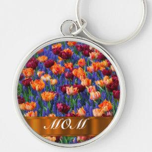 Llavero Tulips, mamá personalizada