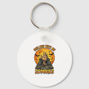 Llavero Tumbas de Mano de Zombies Escalofriantes Murciélag