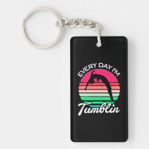 Llavero Tumbina de Gymnast Retro Vintage