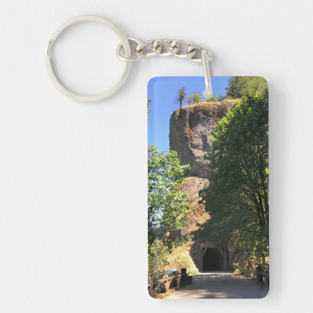 Llavero Túnel de la garganta de Oneonta, Oregón (Frente)