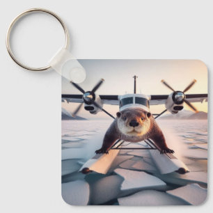 Llavero Turbo Prop Twin Engine Float Plane Bush Canadá