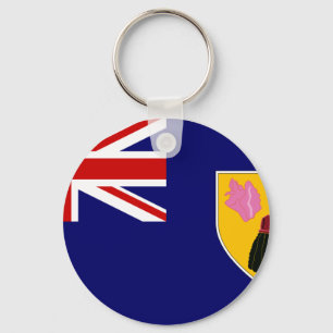 Llavero Turcos y bandera de Caicos