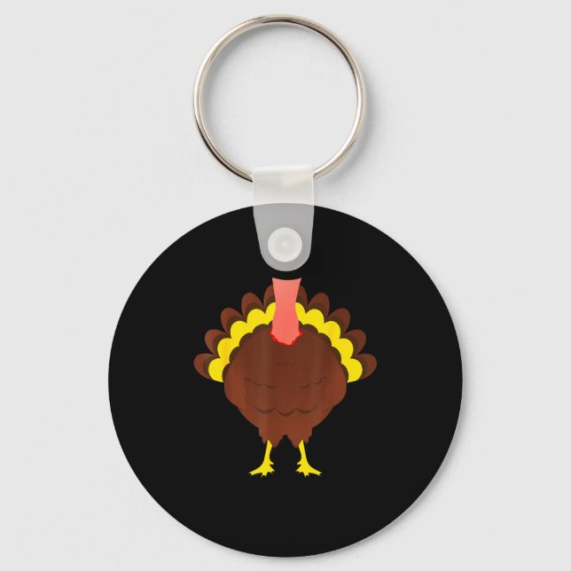 Llavero Turkey Shirt Adult Kids Men Women Turkey Costume  (Anverso)
