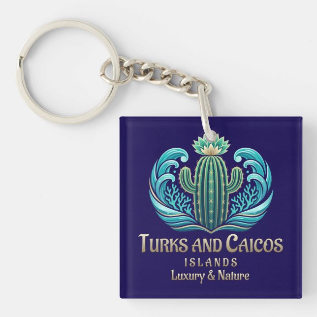 Llavero Turks and Caicos Islands (Frente)