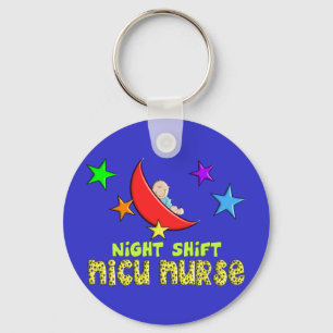 Llavero Turno nocturno NICU NURSE Regalos