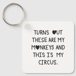 Llavero Turns out these are my monkeys & this is my circus