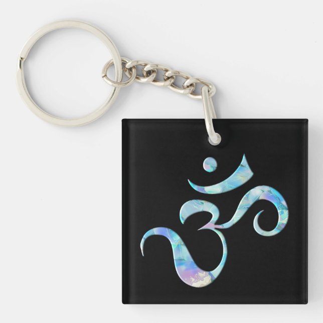 Llavero Turquesa Ombrada Om (Frente)