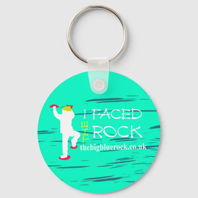 Llavero turquesa simple (Anverso)