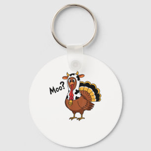 Llavero Turquía Moo Cow Funny Thankde Performance Spri