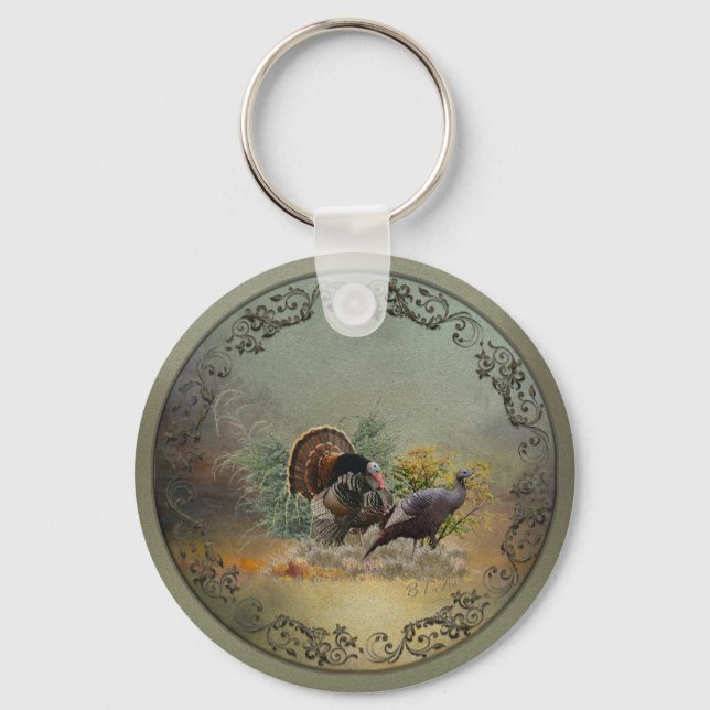 Llavero Turquía silvestre (Anverso)