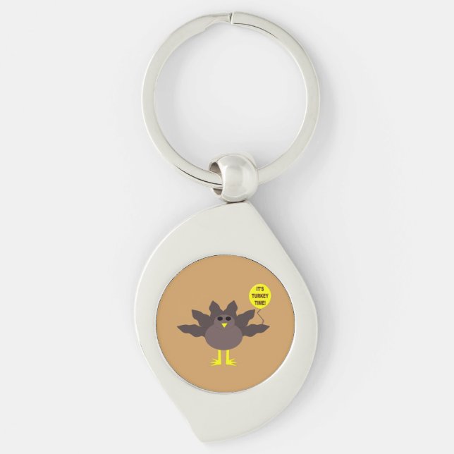 Llavero Turquía Time Thankending Keychain (Anverso)