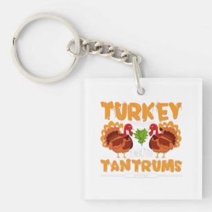 Llavero Turquía y Tantrums - Día de Acción de Gracias