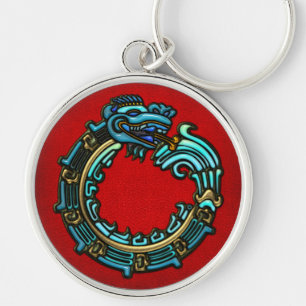 Llavero Turquoise Quetzalcoatl