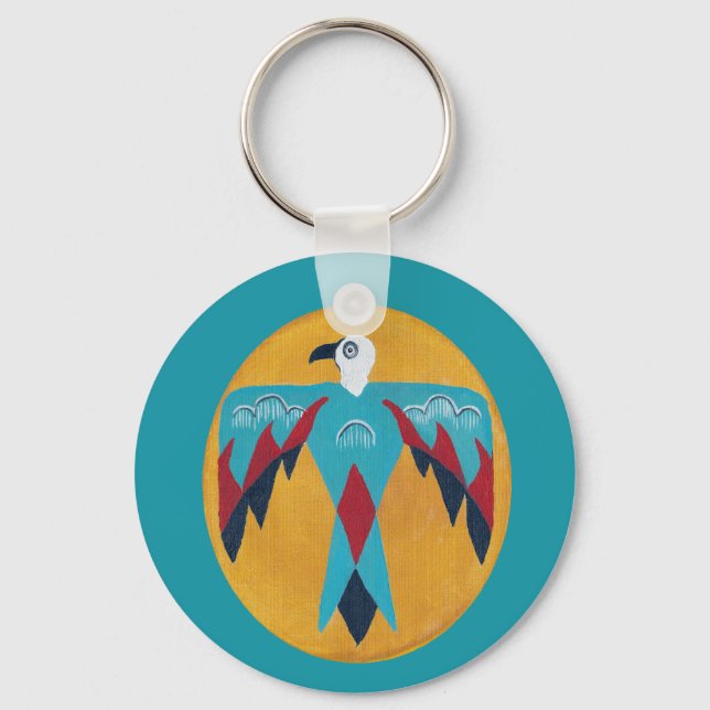 Llavero Turquoise Thunderbird (Anverso)