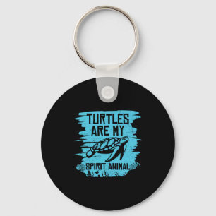 Llavero Turtle Lover   Las tortugas son mis animales espir