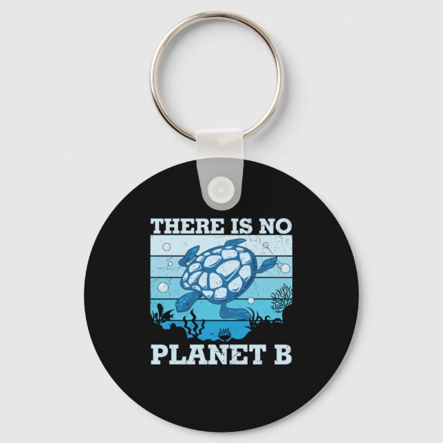 Llavero Turtle Lover | No Hay Planeta B (Anverso)