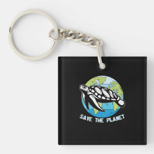 Llavero Turtle Lover Salvar El Planeta