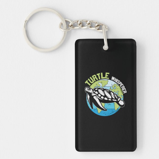 Llavero Turtle Lover | Susurro de tortuga (Frente)