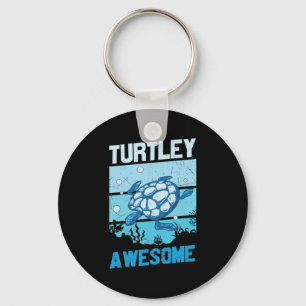 Llavero Turtle Lover Turtley Awesome