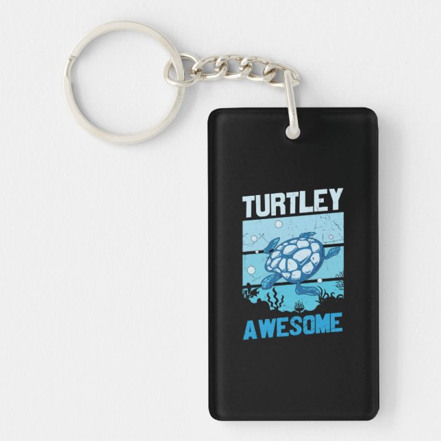 Llavero Turtle Lover | Turtley Awesome (Frente)