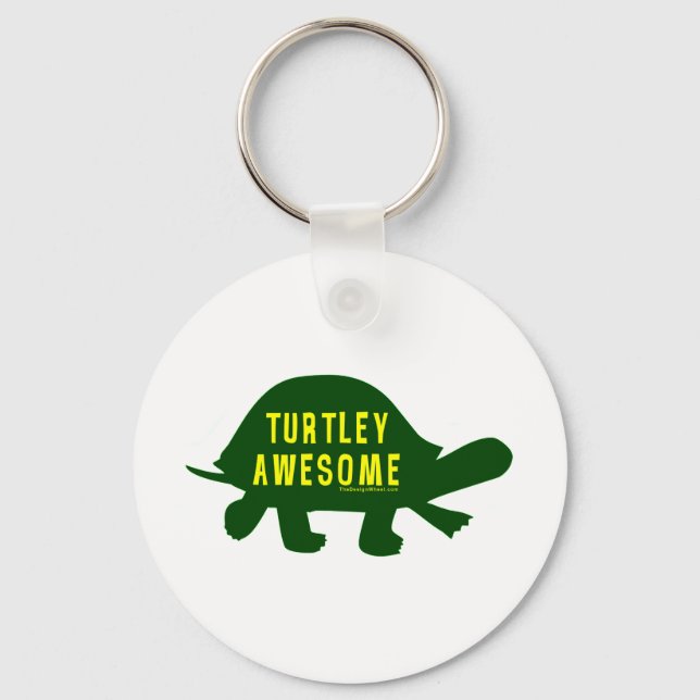 Llavero Turtley Totalmente Awesome (Anverso)