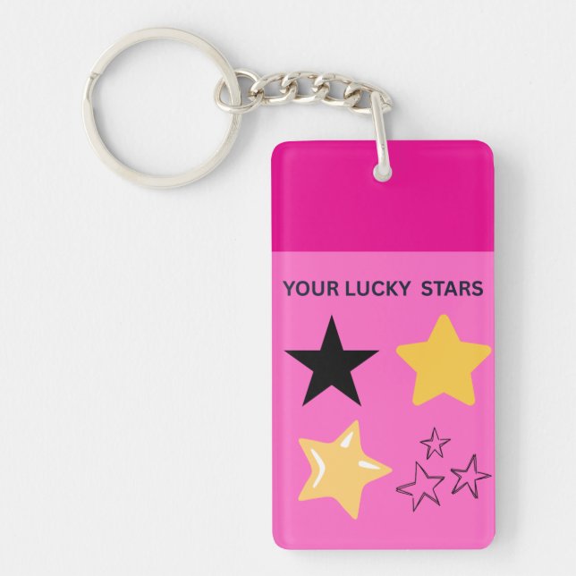 LLAVERO TUS ESTRELLAS DE LA SUERTE (Frente)