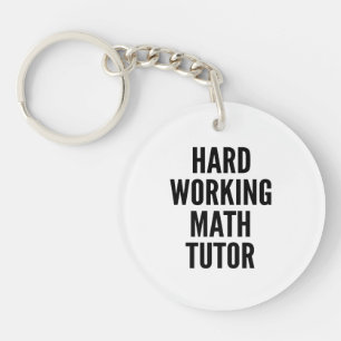 Llavero Tutor de matemáticas de trabajo duro