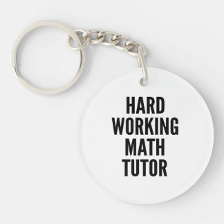 Llavero Tutor de matemáticas de trabajo duro