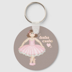 Llavero Tutu Cute (Brunette) - Keychain