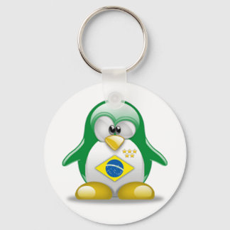 Llavero Tux de Brasil