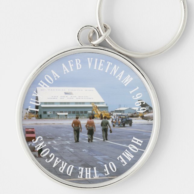Llavero Tuy Hoa AFB Vietnam Keychain (Frente)