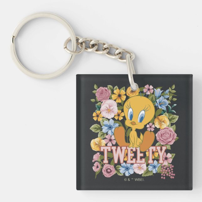 Llavero TWEETY™ Floral Embroidery Graphic (Frente)