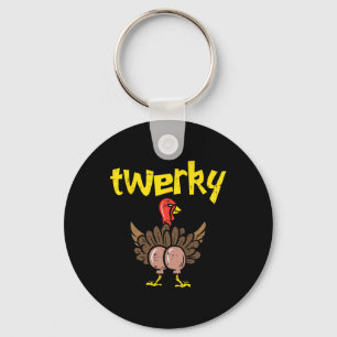 Llavero Twerky Turkey Butt Fun Thankding Twerk Dance Pu