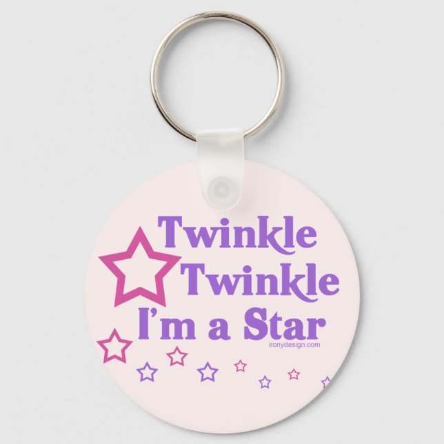 Llavero Twinkle Twinkle Soy una estrella (Anverso)