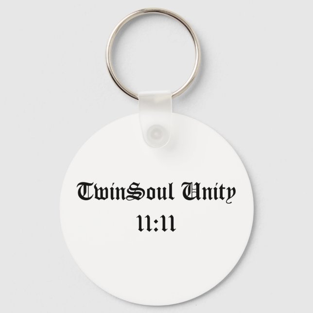 Llavero TwinSoul Unity 11:11 Key Chain (Anverso)