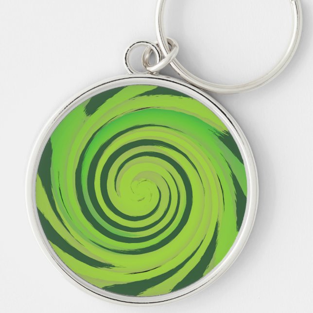Llavero Twirme patrón verde (Frente)