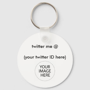 Llavero twitter me @ (tu ID de twitter aquí) El MUSEO