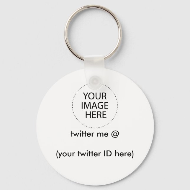 Llavero twitter me @ (tu ID de twitter aquí) El MUSEO (Anverso)