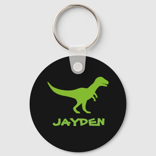 Llavero Tyrannosauro t rex dinosaur keychain para niños (Anverso)