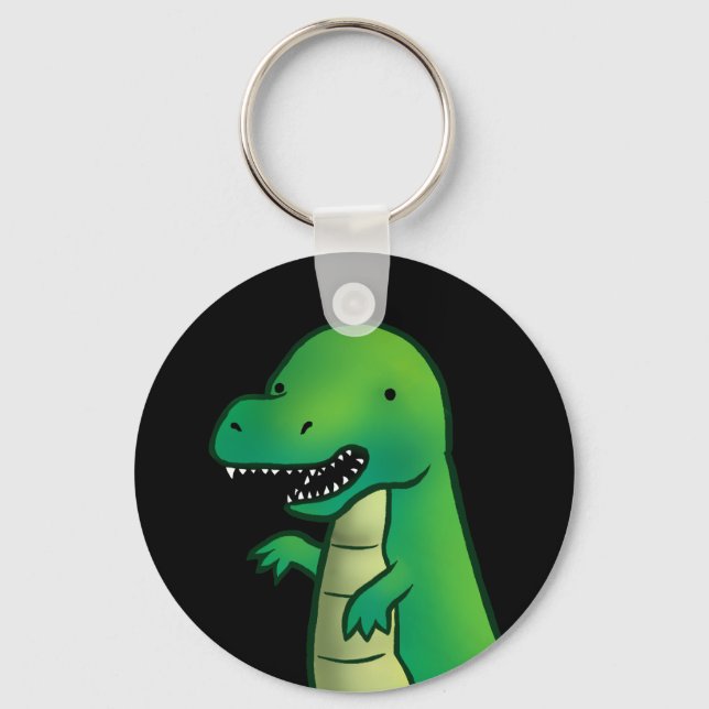 Llavero Tyrannosaurus Rex Dinosaur personalizado (Anverso)