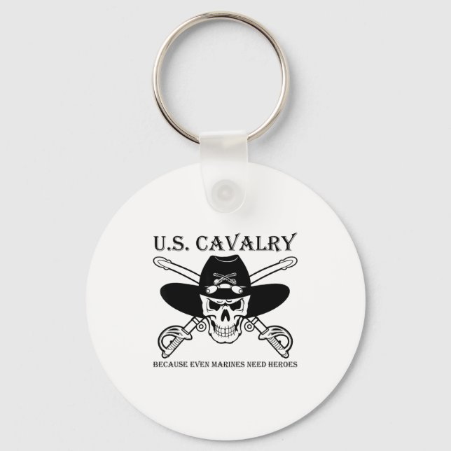 Llavero U.s. Cavalry Because Even Marines Need Heroes Funn (Anverso)