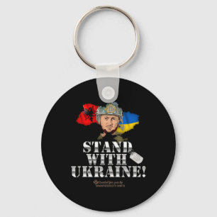 Llavero Ucrania Alnia Volodymyr Zelenskyy Apoya a Ucrania