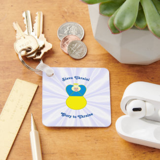 Llavero Ucrania Ángel Eslava Ucrania Gloria a Ucrania