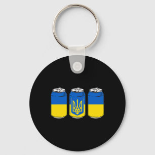 Llavero Ucrania Bandera de Ucrania Pivo Ussr Lata de cerve
