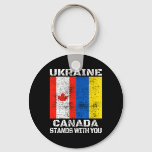 Llavero Ucrania Canadá está contigo Apoyo canadiense