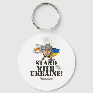 Llavero Ucrania Chipre Banderas Selenskyj Apoya a Ucrania