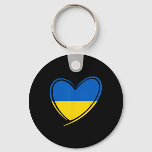 Llavero Ucrania Corazón Bandera Ucraniana Patriótica Hombr